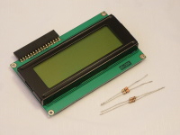 20x4 LCD and Resistors