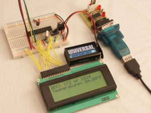USB NerdKit with temperature sensor project