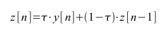 Low Pass Filter Equation