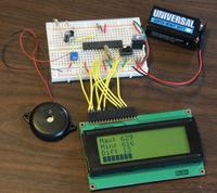 Piezoelectric Sound Meter, LCD version