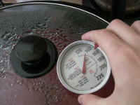 The system maintains an accurate temperature as verified with a meat thermometer.